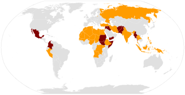 Ongoing conflicts around the world svg