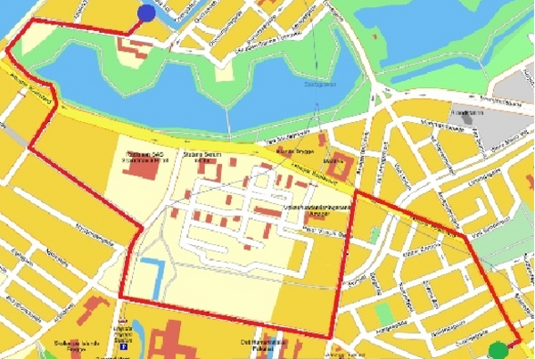 GPS med kort   Klaus B  K  Arildslund  2012 